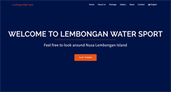 Desktop Screenshot of lembonganwatersport.com
